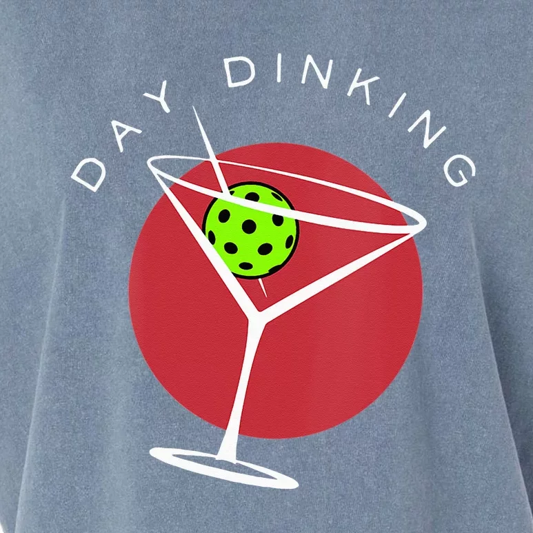 Pickleball Martini Day Drinking Athlete Coach Sports Lover Garment-Dyed Women's Muscle Tee