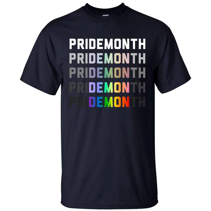 Pride Month Demon Tall T-Shirt