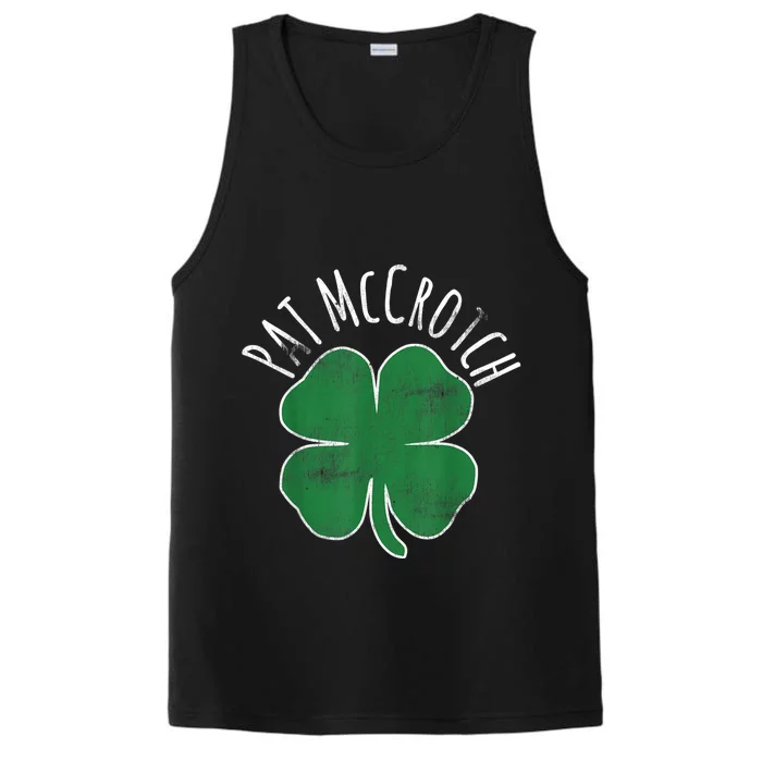 PAT McCROTCH Dirty Adult Irish ST PATRICKS DAY Gift Performance Tank