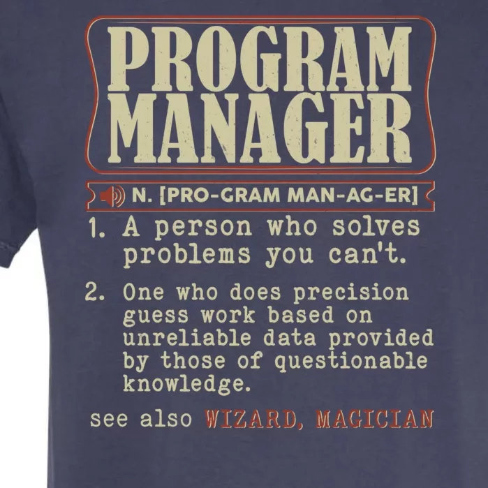 Program Manager Definition Garment-Dyed Heavyweight T-Shirt