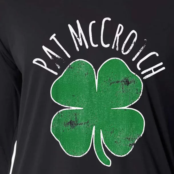 PAT McCROTCH Dirty Adult Irish ST PATRICKS DAY Cooling Performance Long Sleeve Crew