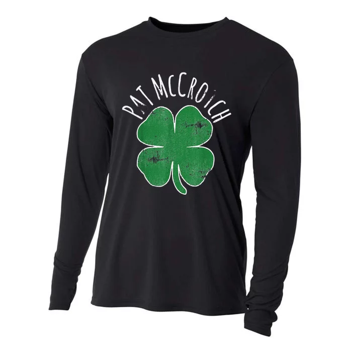 PAT McCROTCH Dirty Adult Irish ST PATRICKS DAY Cooling Performance Long Sleeve Crew