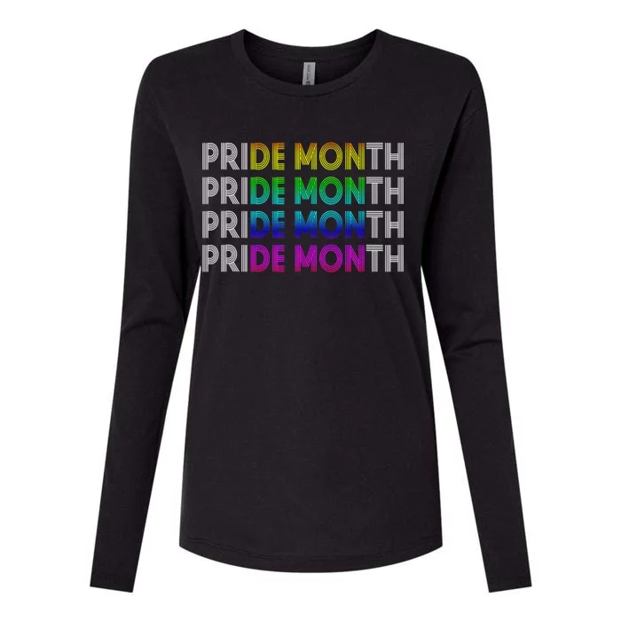 Pride Month Demon Womens Cotton Relaxed Long Sleeve T-Shirt