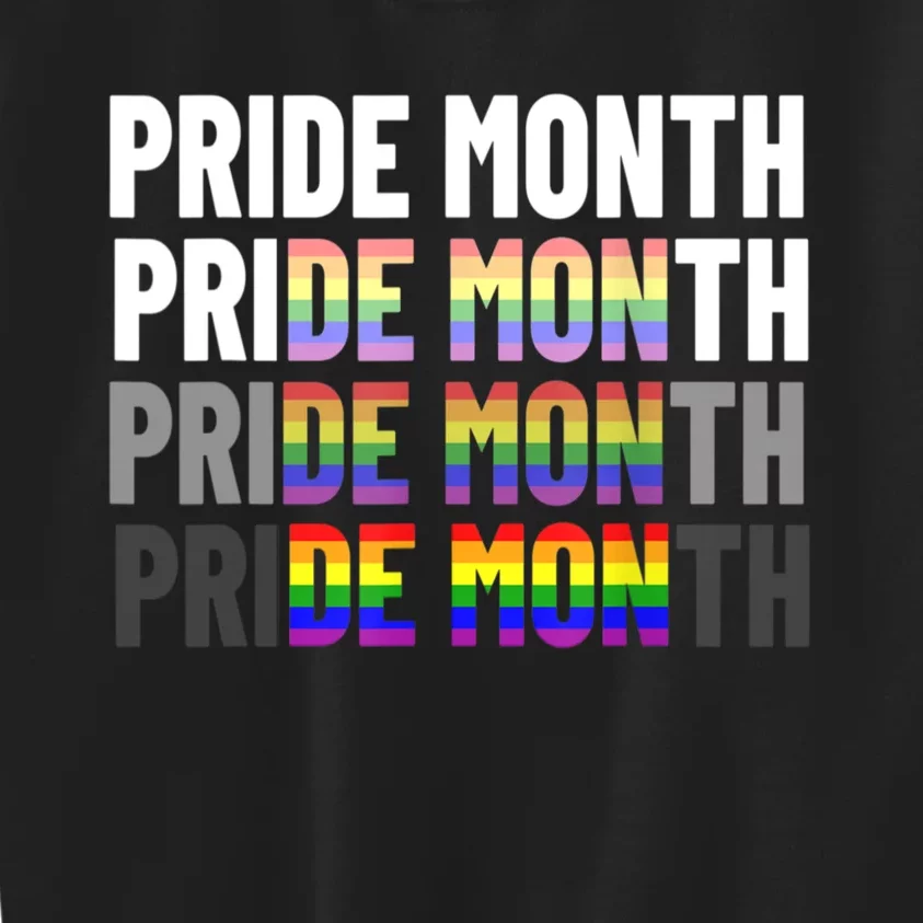 Pride Month Demon Kids Sweatshirt