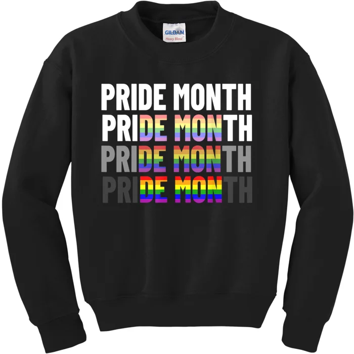 Pride Month Demon Kids Sweatshirt