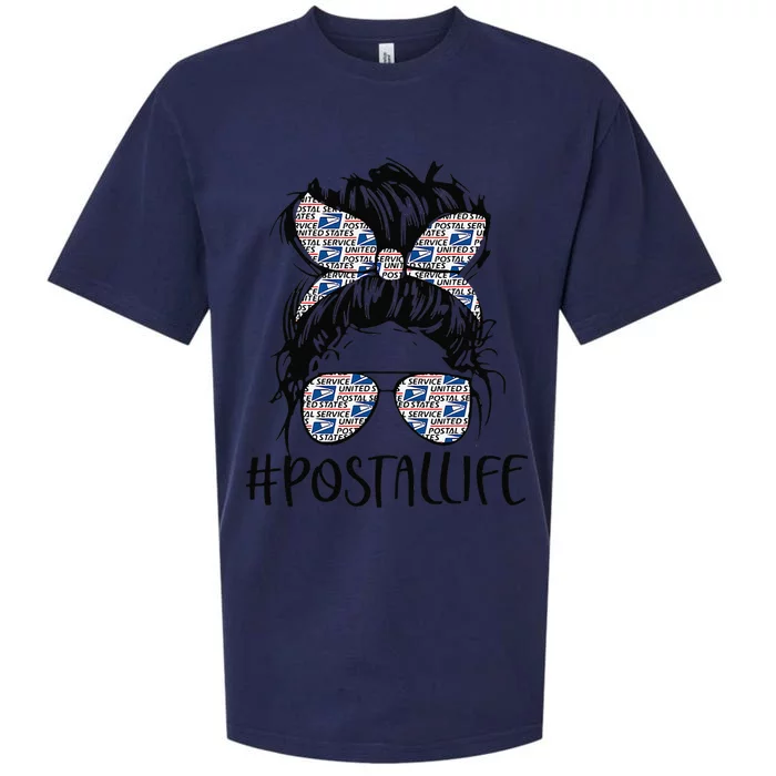 Postallife Mother's Day Mail Carrier Postal Worker Mailwoman Sueded Cloud Jersey T-Shirt