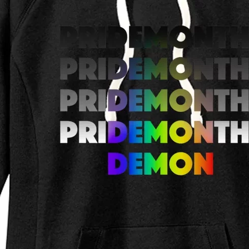 Pride Month Demon Women's Fleece Hoodie