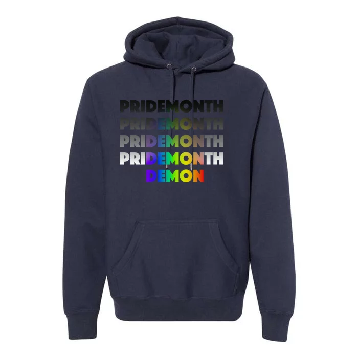 Pride Month Demon Premium Hoodie