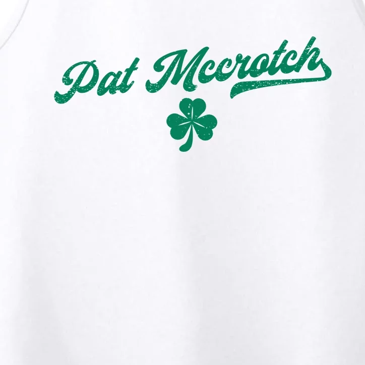 Pat McCrotch Dirty Adult Irish ST PATRICKS DAY Performance Tank