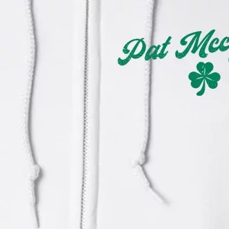 Pat McCrotch Dirty Adult Irish ST PATRICKS DAY Full Zip Hoodie