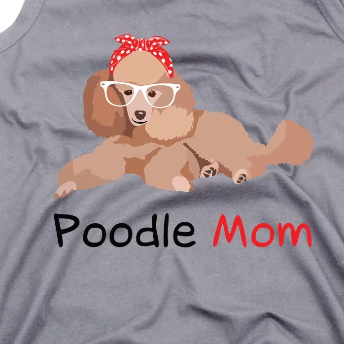 Poodle Mom Dog Bandana Pet Lover Gift Women Poodle Tank Top