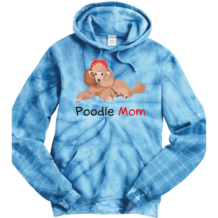 Poodle Mom Dog Bandana Pet Lover Gift Wo Poodle Tie Dye Hoodie