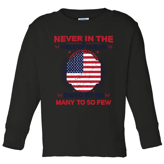 Printready Memorial Day Toddler Long Sleeve Shirt