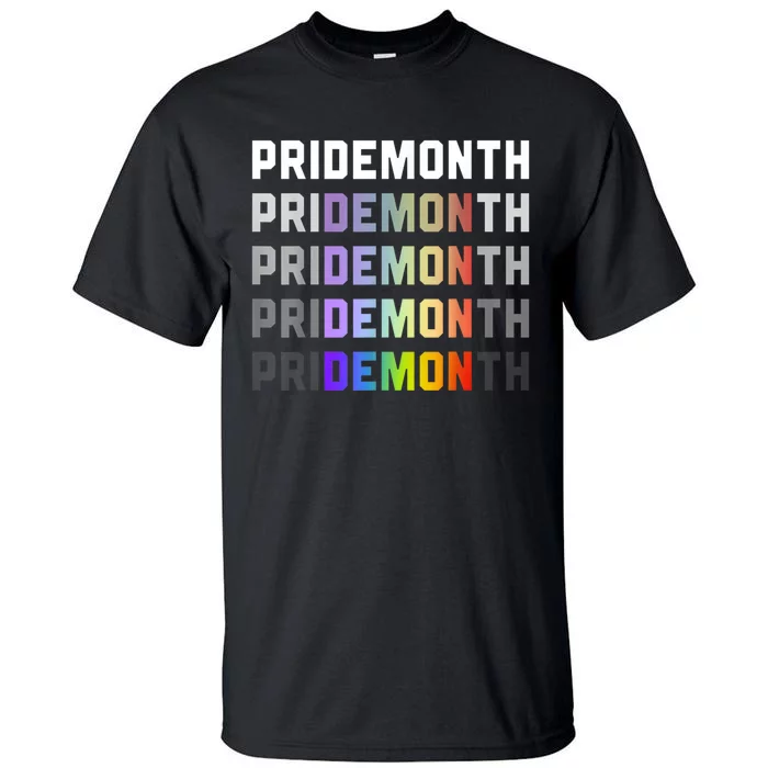 Pride Month Demon Tall T-Shirt