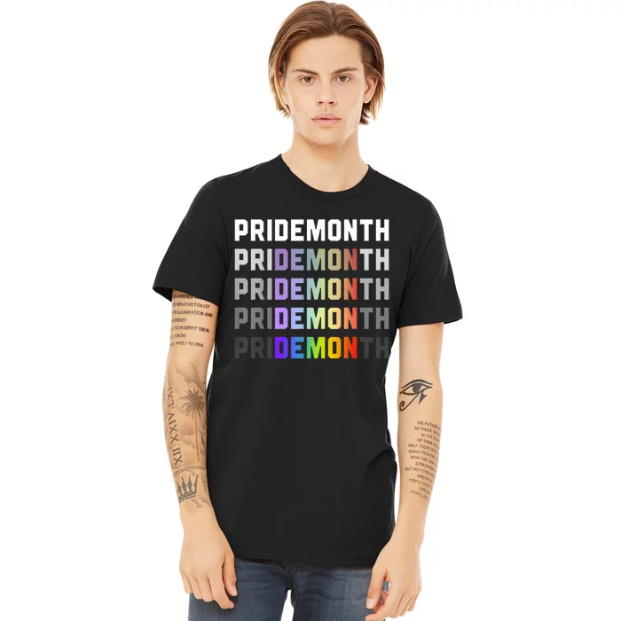 Pride Month Demon Premium T-Shirt