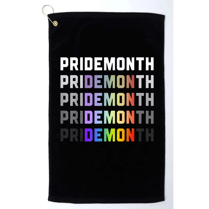 Pride Month Demon Platinum Collection Golf Towel