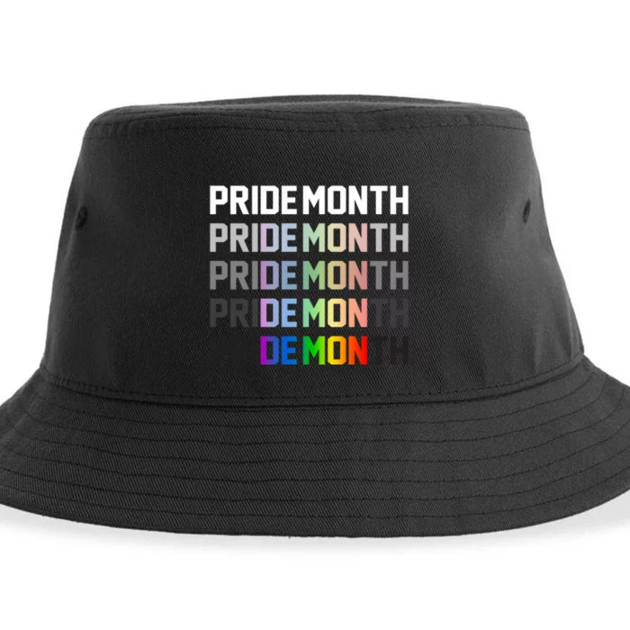 Pride Month Demon Sustainable Bucket Hat