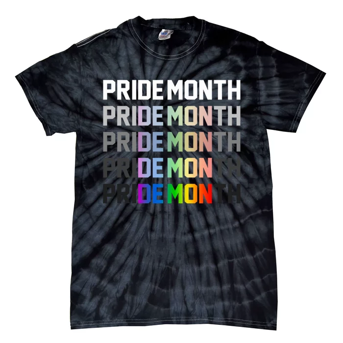 Pride Month Demon Tie-Dye T-Shirt