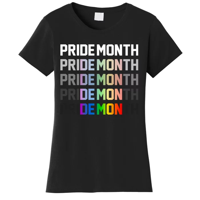 Pride Month Demon Women's T-Shirt