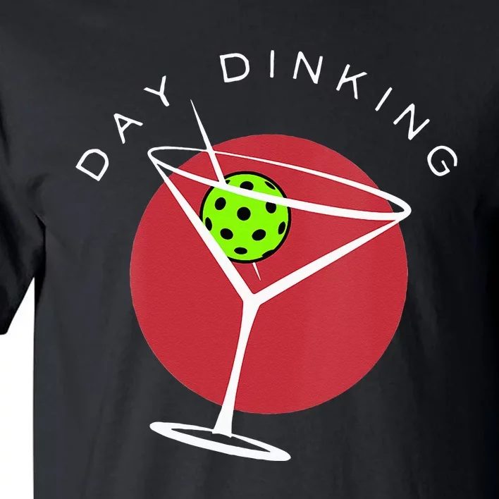 Pickleball Martini Day Drinking Athlete Coach Sports Lover Tall T-Shirt