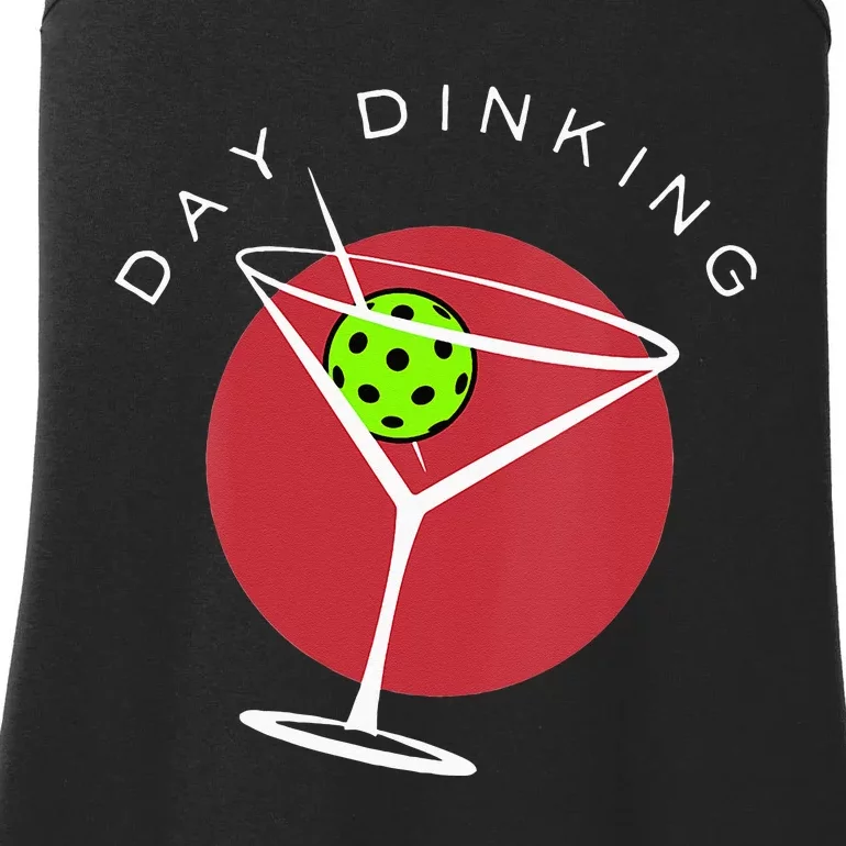 Pickleball Martini Day Drinking Athlete Coach Sports Lover Ladies Essential Tank