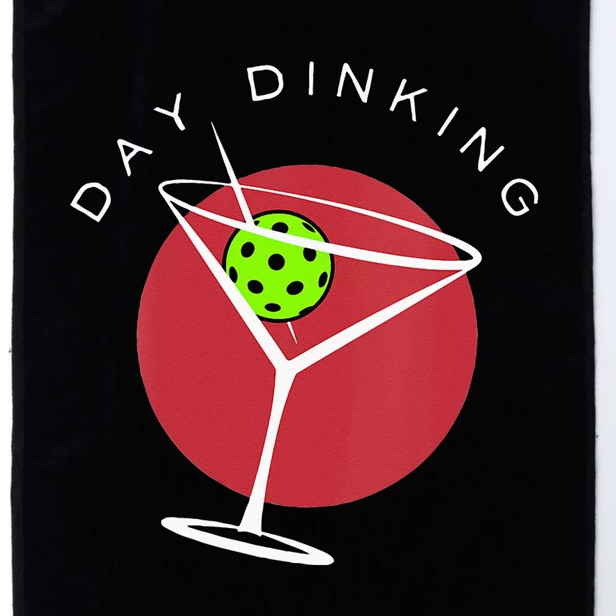 Pickleball Martini Day Drinking Athlete Coach Sports Lover Platinum Collection Golf Towel