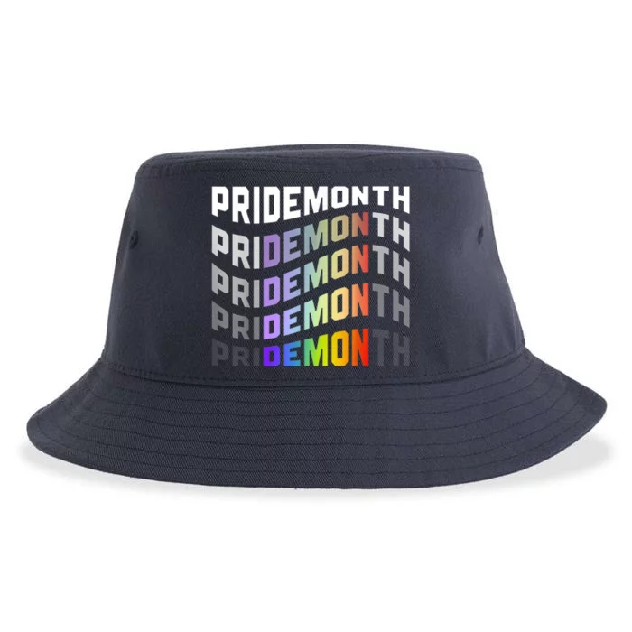 Pride Month Demon Sustainable Bucket Hat