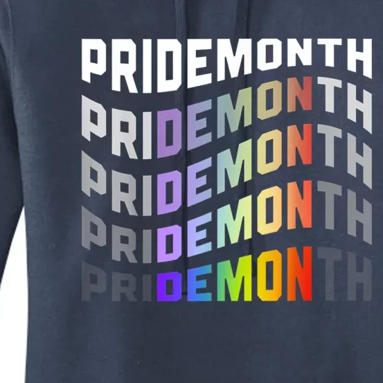 Pride Month Demon Women's Pullover Hoodie