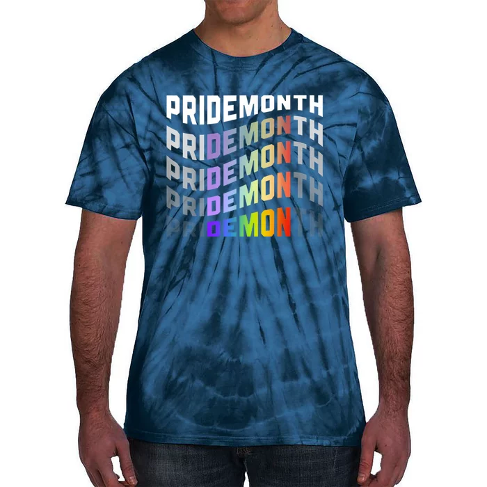 Pride Month Demon Tie-Dye T-Shirt