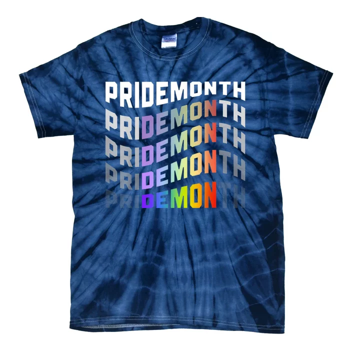 Pride Month Demon Tie-Dye T-Shirt