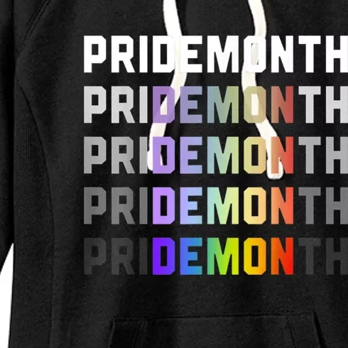 Pride Month Demon Women's Fleece Hoodie