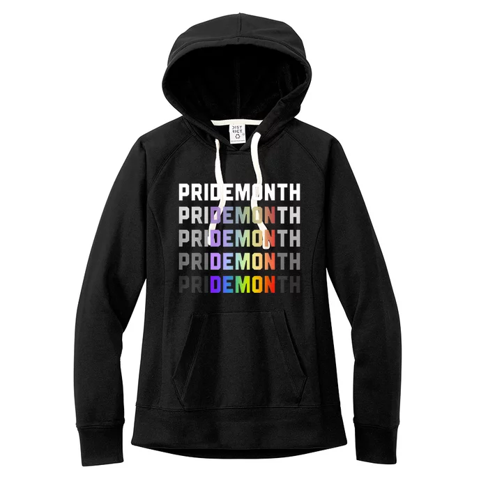 Pride Month Demon Women's Fleece Hoodie