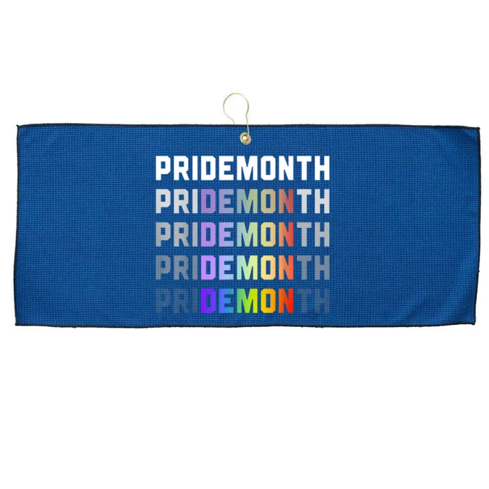 Pride Month Demon Large Microfiber Waffle Golf Towel