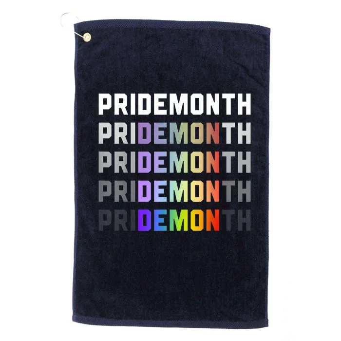 Pride Month Demon Platinum Collection Golf Towel