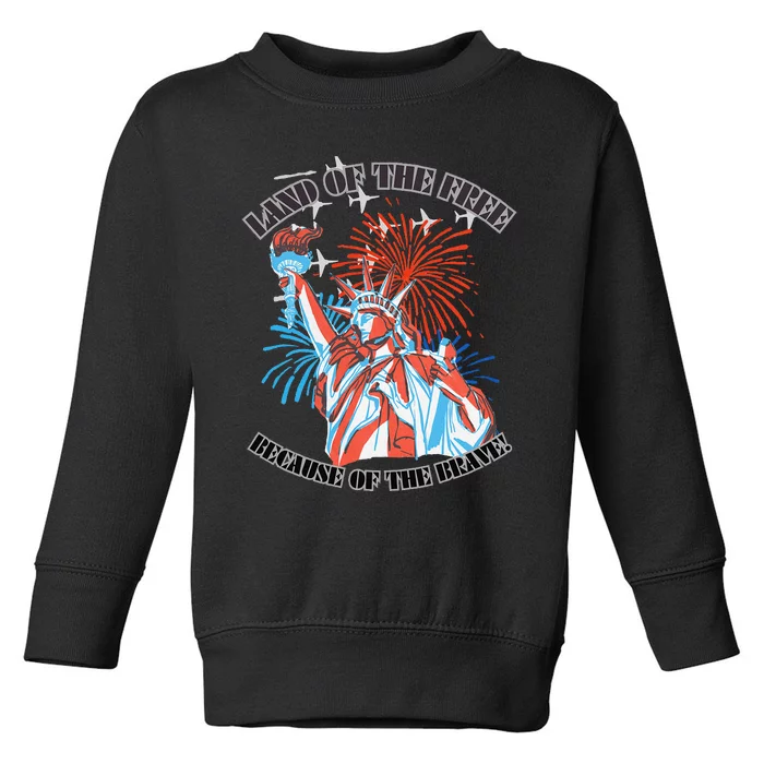 PATRIOTIC MEMORIAL DAY AMERICAN HONOR MILITARY Toddler Sweatshirt