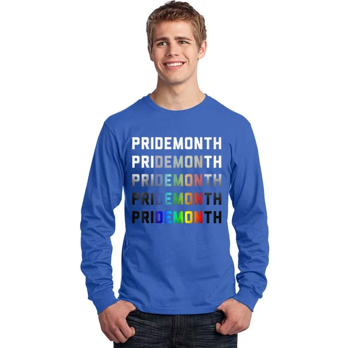 Pride Month Demon Cool Pride month Demon Tall Long Sleeve T-Shirt