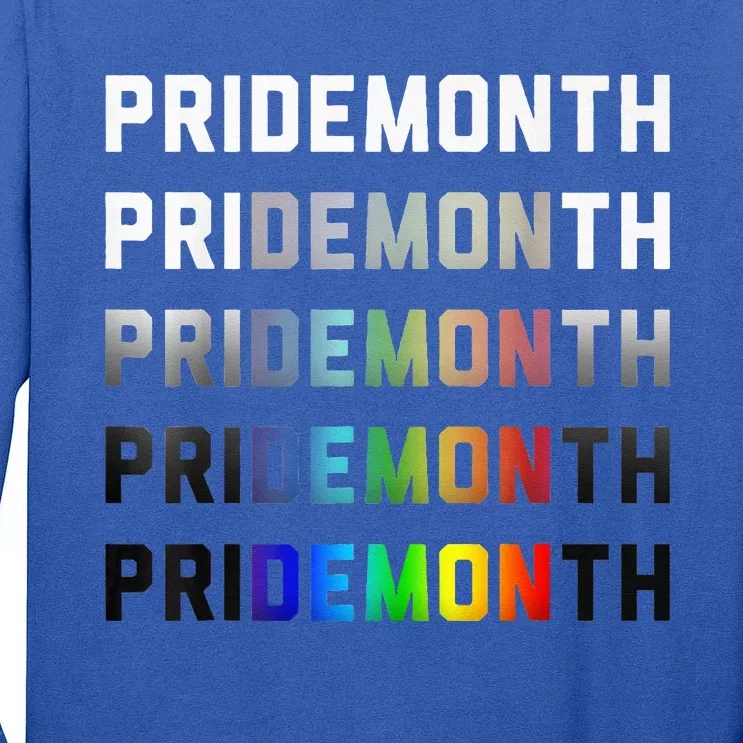 Pride Month Demon Cool Pride month Demon Tall Long Sleeve T-Shirt