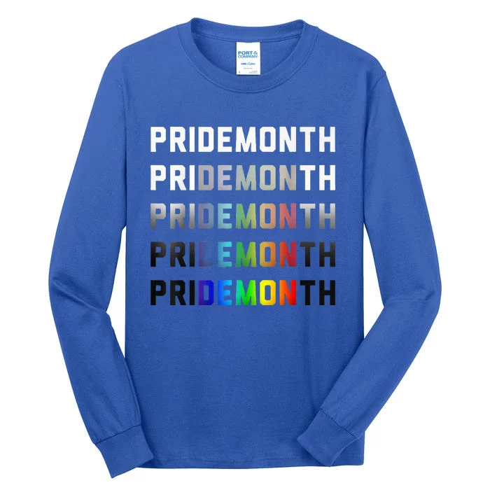 Pride Month Demon Cool Pride month Demon Tall Long Sleeve T-Shirt