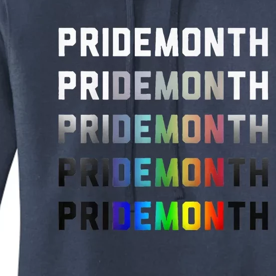 Pride Month Demon Cool Pride month Demon Women's Pullover Hoodie