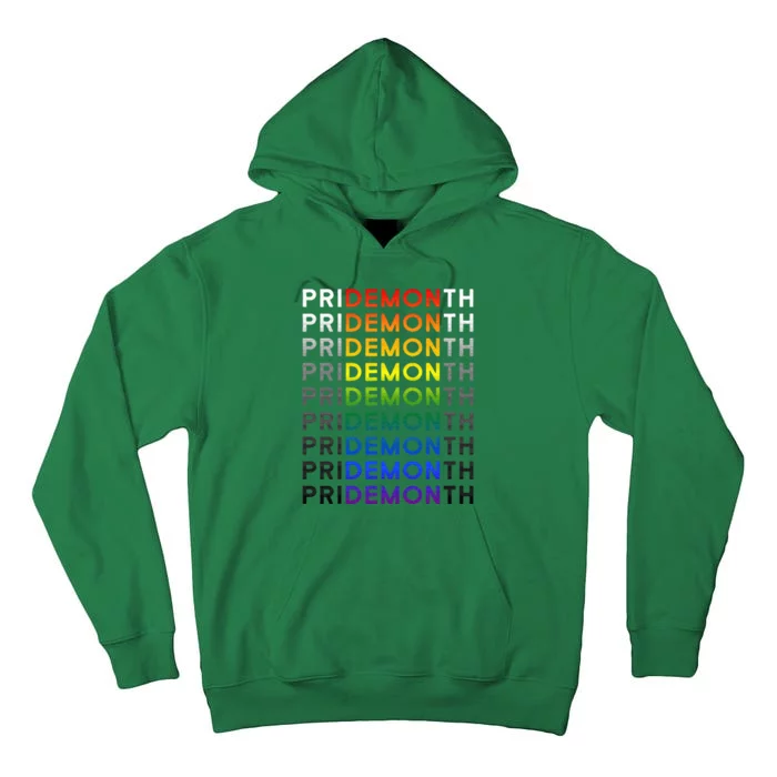 Pride Month Demon Pridemonth Demon Tall Hoodie