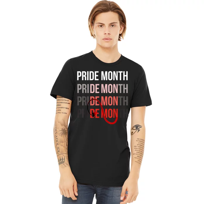 Pride Month Demon Premium T-Shirt