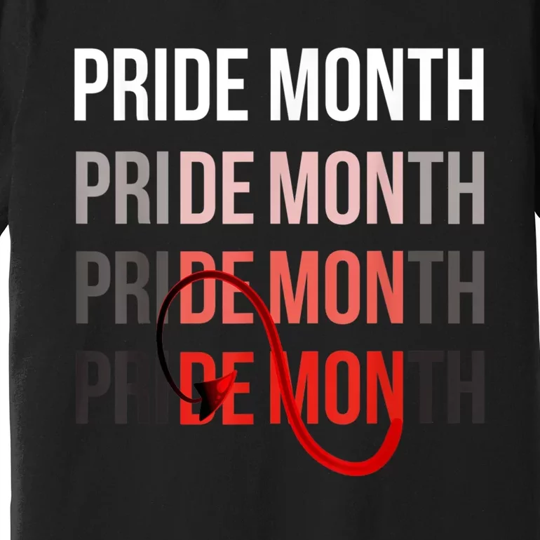 Pride Month Demon Premium T-Shirt