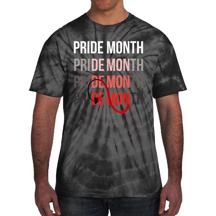 Pride Month Demon Tie-Dye T-Shirt