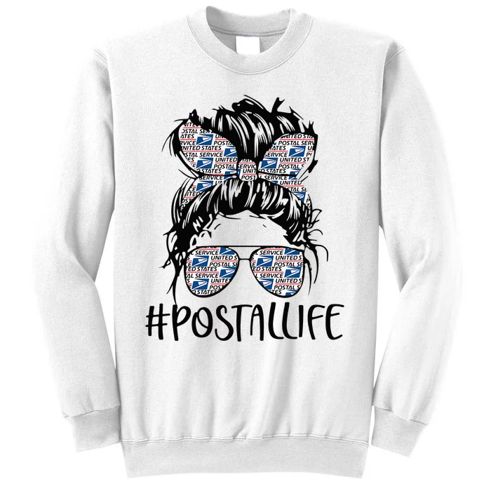 Postallife Mother's Day Mail Carrier Postal Worker Mailwoman Sweatshirt