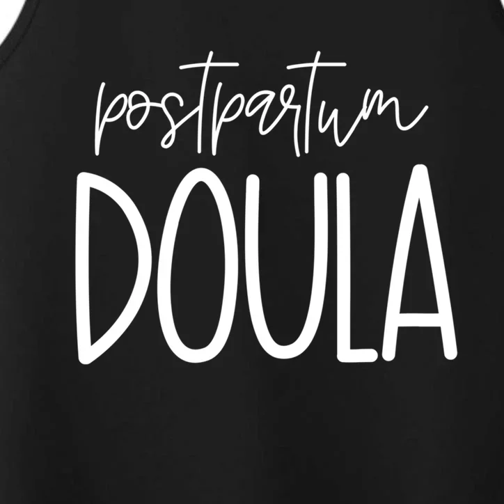 Postpartum Midwife Doula Delivery Labor Coach Cute Gift Performance Tank