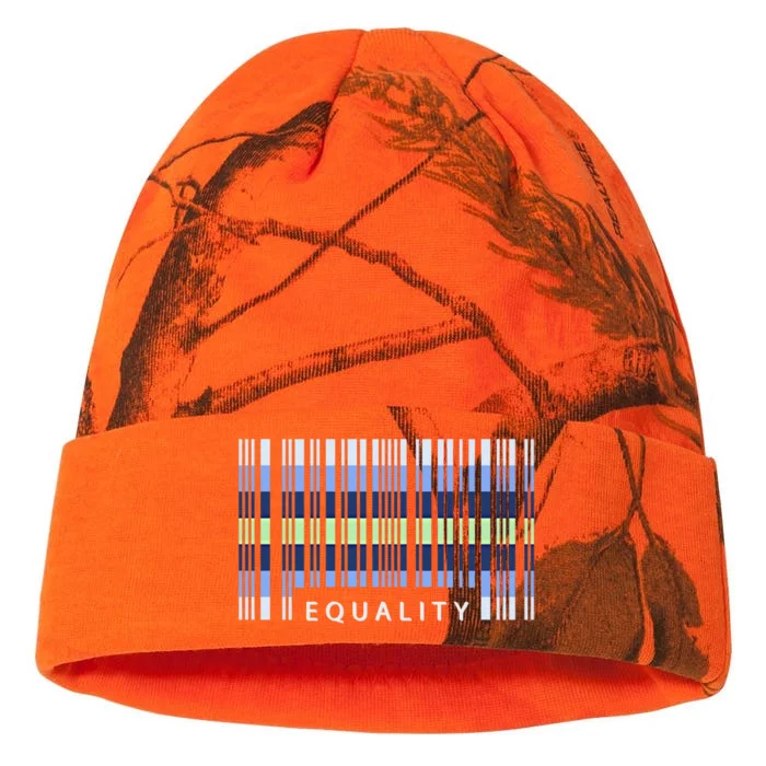 Pride Month Equality Flux Flag Lgbt Proud Gift Kati - 12in Camo Beanie