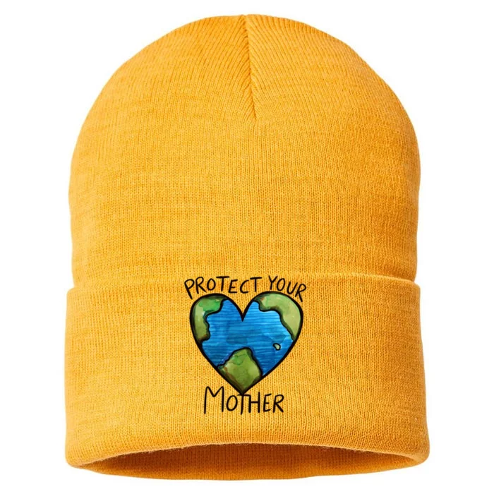 Protect Mother Earth Gift Sustainable Knit Beanie