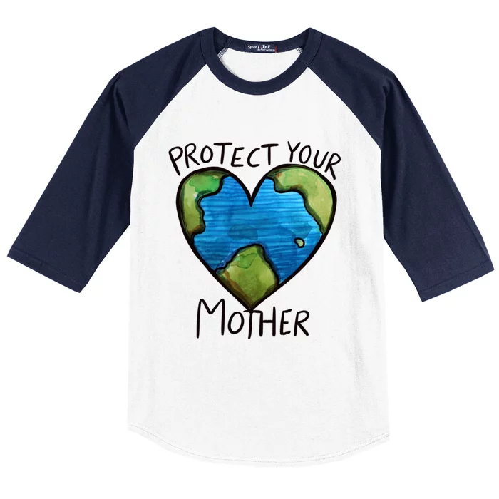 Protect Mother Earth Gift Baseball Sleeve Shirt