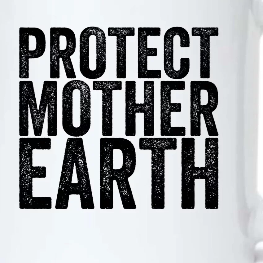 Protect Mother Earth Gift Black Color Changing Mug