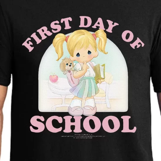 Precious Moments First Day Of School Collegiate Poster Pajama Set